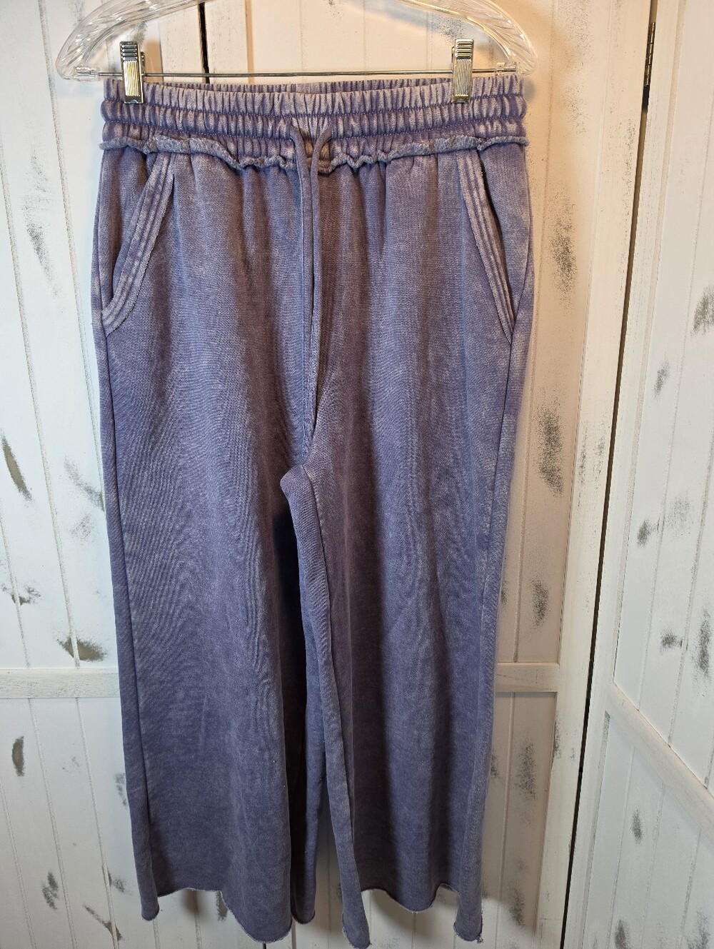Zenana Wide Leg Lounge Pants - Picture 3 of 8